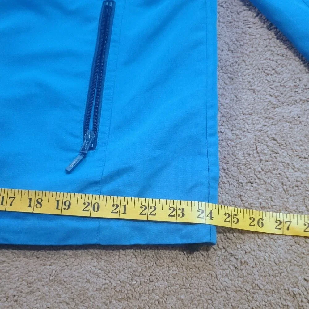 Dobsom Sweden Windbreaker Jacket Mens XL Blue Hooded Gorpcore Outdoor‎ Full Zip